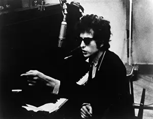 Acoustic Guitar Prints: Bob Dylan (1941- ), American musician