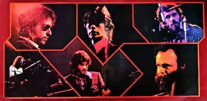 1974 Prints: Bob Dylan/The Band: 1974. double live LP total inside cover cover: Before The Flood