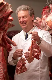 Jolly Prints: BOB KENNARD WHO OWNS GRAIG FARM ORGANICS IN POWYS UK AND HAS HAD NO APPLICANTS FOR BUTCHERS TO WORK AT HIS CUTTING