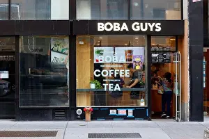 Storefront Prints: Boba Guys, 345 7th Ave, New York