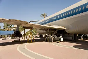 Jonathan Prints: Boeing 707 used in the raid on Entebbe at the Israeli Air Force Museum at Hazerim near Beersheva (Beersheba) Israel