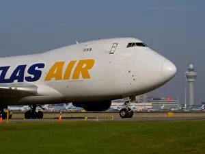 Oversized Prints: The Boeing 747-400F, N418MC, operated by Atlas Air