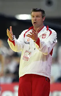 Manner Prints: Bogdan Wenta, coach of Poland's national team