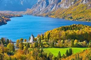 Images Dated 22nd October 2018: Bohinj Lake, Julian Alps, Slovenia