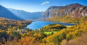 Images Dated 22nd October 2018: Bohinj Lake, Triglav National Park, Julian Alps, Slovenia