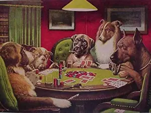 Animal Painting Prints: A Bold Bluff 1903 by Cassius Marcellus Coolidge