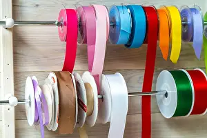 Delicatessen Prints: BOLOGNA, ITALY - OCTOBER 2, 2018: lights are enlightening ribbons at FICO EATALY WORLD