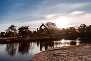 Places Of Interest Prints: Bolton Abbey in Wharfedale, North Yorkshire