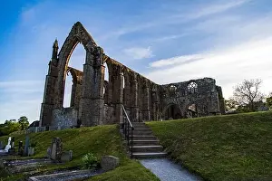 Places Of Interest Prints: Bolton Abbey in Wharfedale, North Yorkshire