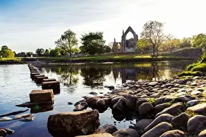 Places Of Interest Prints: Bolton Abbey in Wharfedale, North Yorkshire
