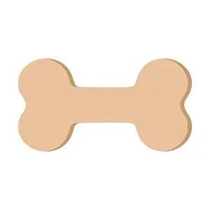 Black Line Prints: Bone dog food sign graphic vector icon. Concept shape illustration silhouette