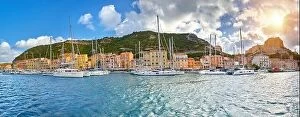 Images Dated 23rd September 2015: Bonifacio Port, South Coast of Corsica Island, France