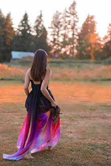 Book Cover Prints: Book Cover- Girl Walking Away In A Summer Dress