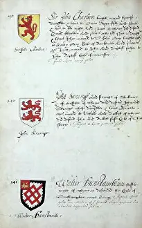 Watermark Prints: Book of English heraldry, Arms of Sir John Charlton