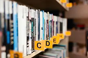 Bookshelf Prints: Books, audiobooks, radio dramas