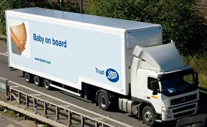 A Boots delivery lorry