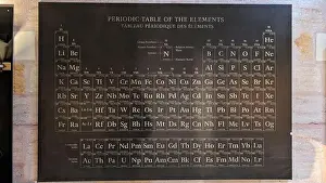 College Education Prints: Bordeaux, France - 11 04 2023 : Periodic Table Of Elements poster on wall Background