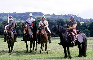 Fashions Prints: Border Reivers Anglo Scottish borders 16th century historical re-enactment reiver horse horses horseback riding rider