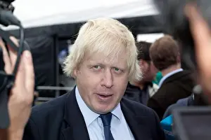 Prime Minister Prints: Boris Johnson at a press interview