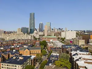 State Street Prints: Boston Back Bay modern city skyline including John Hancock Tower