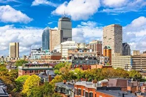 Images Dated 13th October 2016: Boston, Massachusetts, USA city skyline