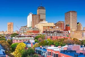 Images Dated 14th October 2016: Boston, Massachusetts, USA downtown cityscape