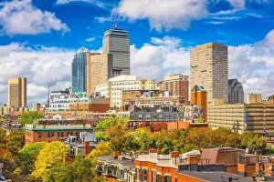 Images Dated 13th October 2016: Boston, Massachusetts, USA downtown cityscape