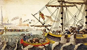 Pictures Prints: Boston Tea Party. W.D. Cooper