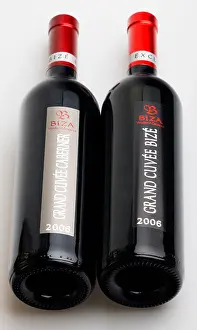 Things Prints: bottles of red wine