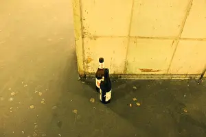 Glass Bottle Prints: Empty bottles on the street in Berlin
