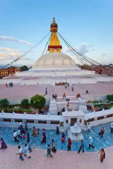 Kathmandu Prints: Boudhanath Stupa, Kathmandu, Nepal