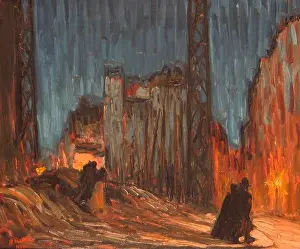 Impressionism Prints: Boulevard Raspail 1907 by Roderic O'Conor