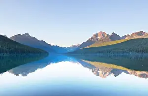 Natural Background Prints: Bowman lake