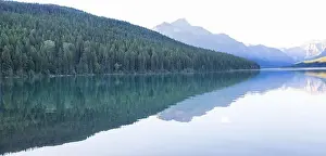 Natural Background Prints: Bowman lake