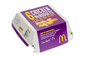 Fastfood Prints: Box of McDonald's Chicken Nuggets or McNuggets Fast Food