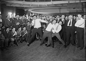 Boxing Prints: Boxer Jack Dempsey, Harry Houdini and Benny Leonard - unknown date