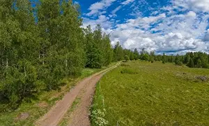 High North Prints: Boxholm in Sweden, panorama of a forested region