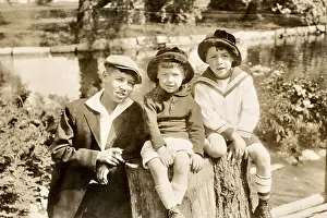Old Fashion Prints: Boys about 1910, Boys Fashion, Boys Hats, Vintage Children's Fashion