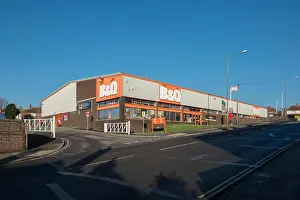 Retailing Prints: B&Q warehouse. Hastings. East Sussex. UK