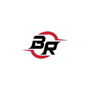 Gamer Prints: BR initial logo cool and stylish concept for esport or gaming logo as your inspirational