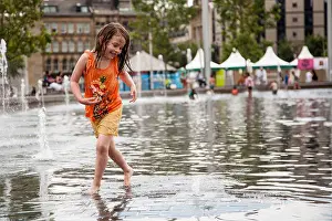 Regeneration Prints: Bradford, City Park, Mirror pool