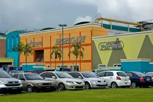 Shopping Center Prints: The brand-new Albrook Mall next to the Aeropuerto Marcos A Gelabert Panama City, Panama