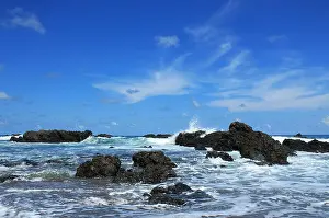 Costa Rica Prints: Breakers at Caño Island, Osa Peninsula, Costa Rica