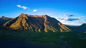 Breathtaking Thingvellir National Park in Iceland: aerial panorama of rugged cliffs and winding rivers