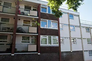 Rundown Prints: Brent Housing Association block of flats in Wembley, north west london