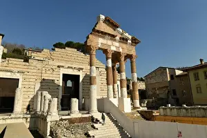 Archeological Site Prints: Brescia, a beautiful Italian city rich in history and archaeological evidence and works of art and architecture