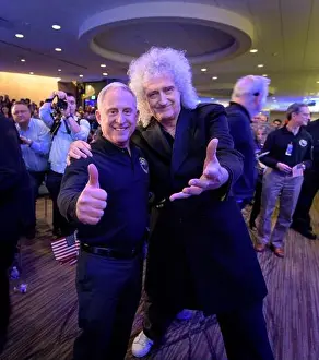 Scientist Prints: Brian May, lead guitarist of the rock band Queen and astrophysicist