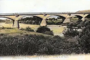 1905 Prints: Bridges in Naumburg (Saale), Saale in Naumburg