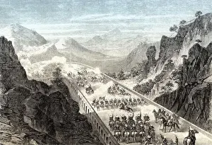 Veracruz Prints: Brigade General de Berthier at the old National Bridge Puente Nacional