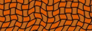 Psychedelic Prints: Bright multicolor curved lines background